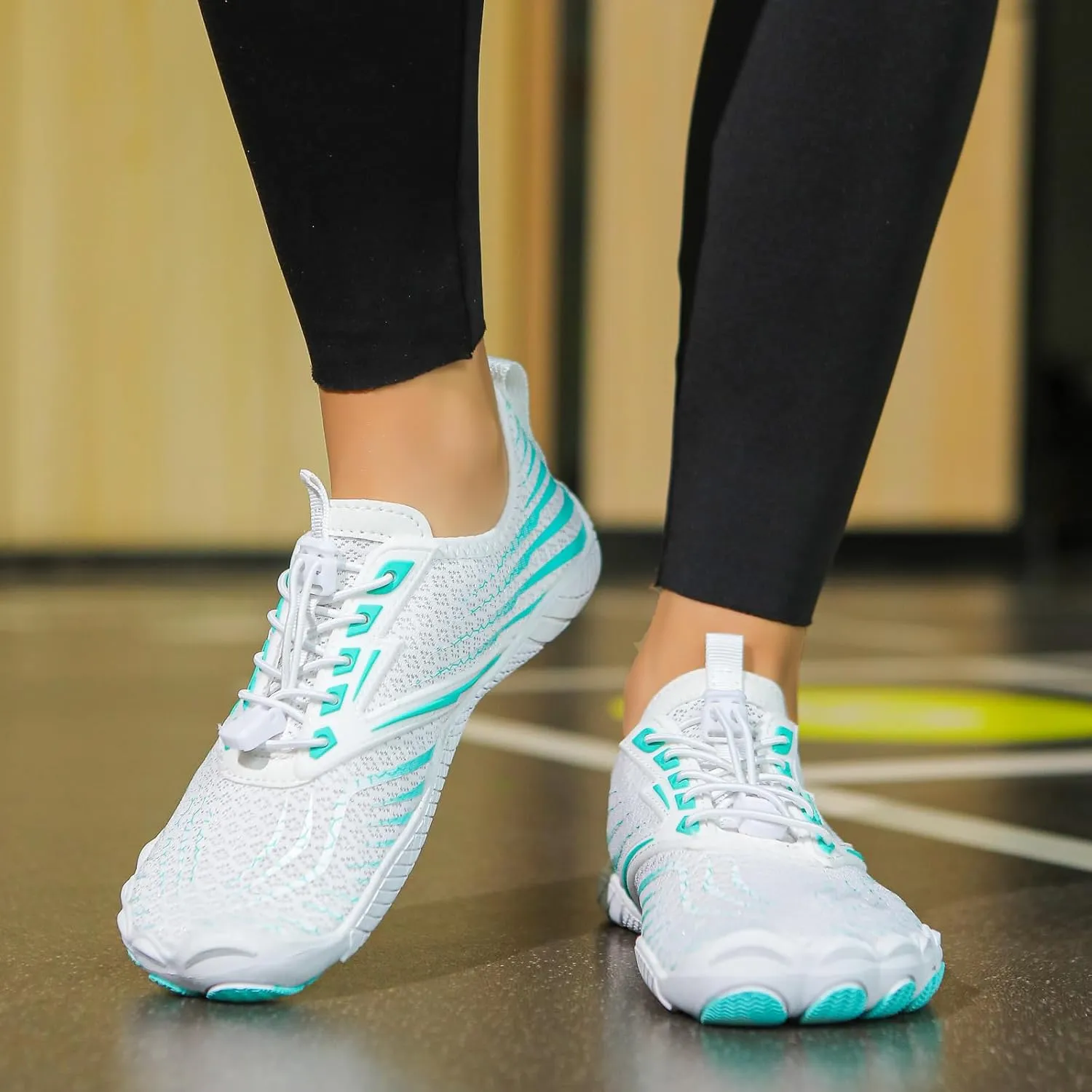 Hike Barefoot Shoes Footwear for Women Men, Water with Wide Toe Box, Neuropathy Comfort Wear Shoes, Grounded Non Slip Quick Dry Waterproof Hiking Aqua Swim Beach Drainage, Unisex Outdoor