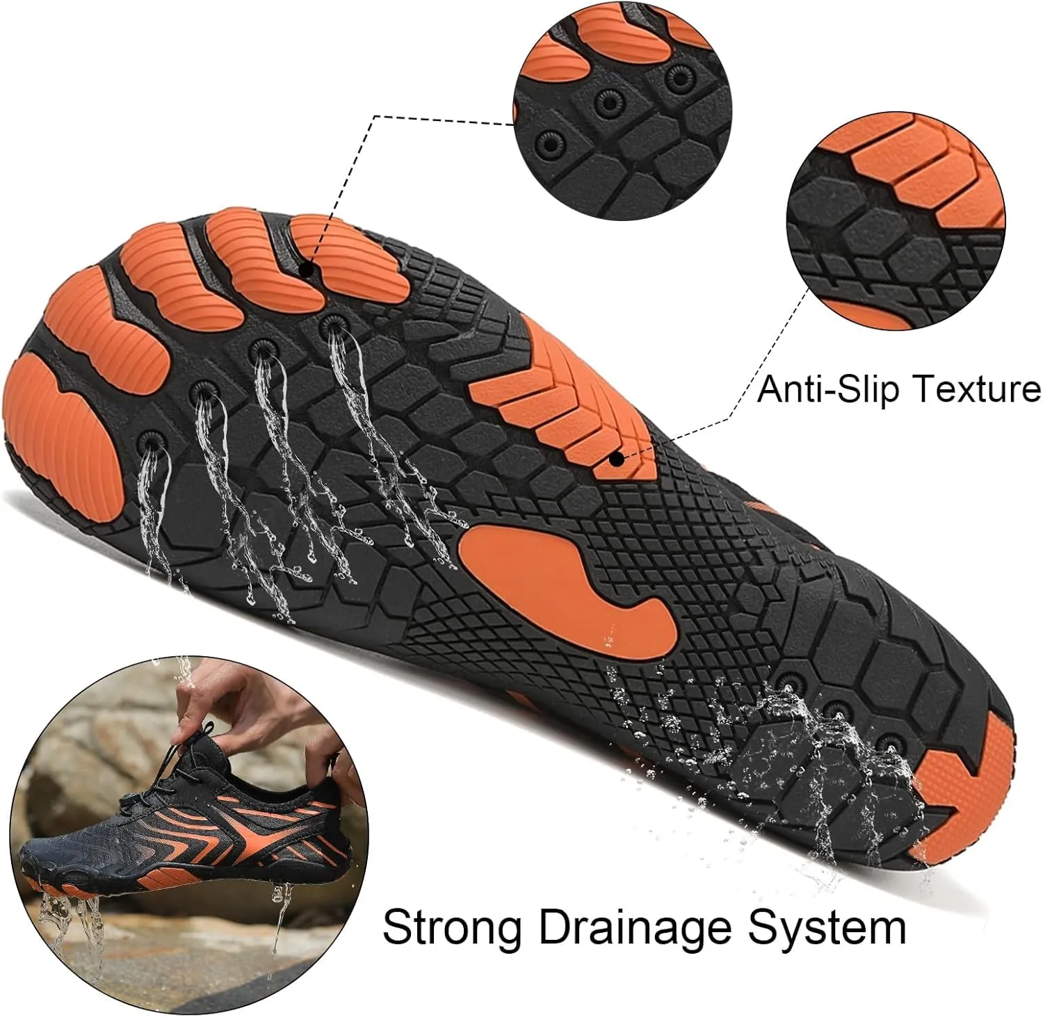 Hike Barefoot Shoes Women Men, Womens Footwear, Healthy & Non-Slip, Trail Running Shoes with Wide Toe and Zero Drop, for Both Genders, as Grounded Footwear