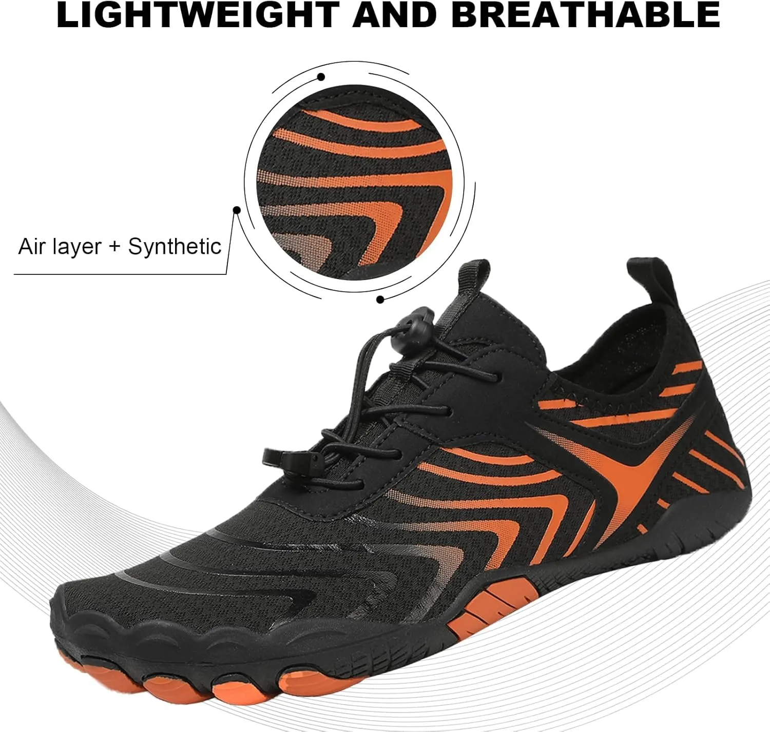 Hike Barefoot Shoes Women Men, Womens Footwear, Healthy & Non-Slip, Trail Running Shoes with Wide Toe and Zero Drop, for Both Genders, as Grounded Footwear