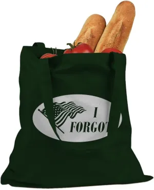 I Forgot Election 2024 I Voted Sticker Cotton Canvas Tote Bag
