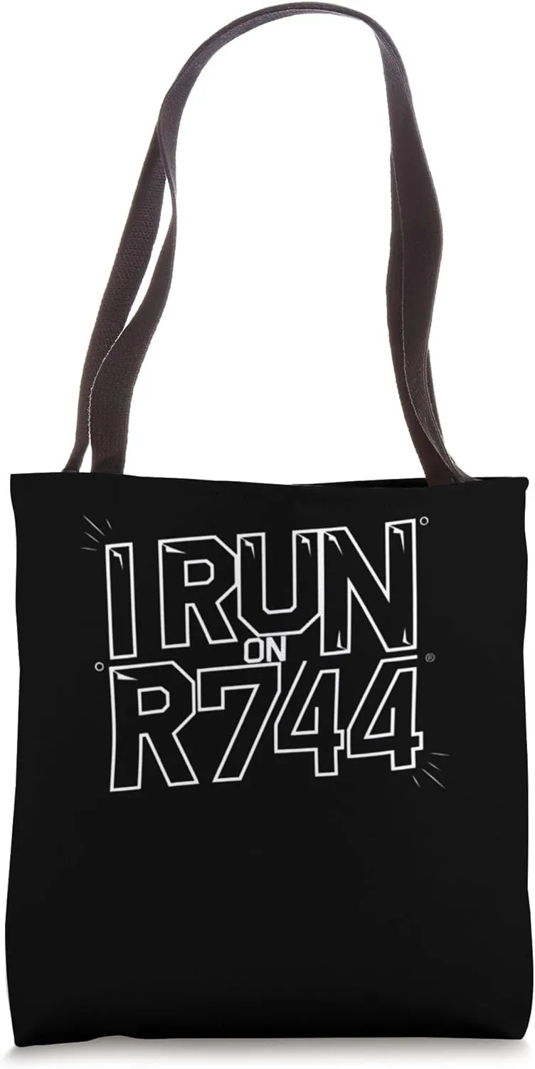 I Run on R744 CO2 Cooling Refrigeration Technician Tote Bag