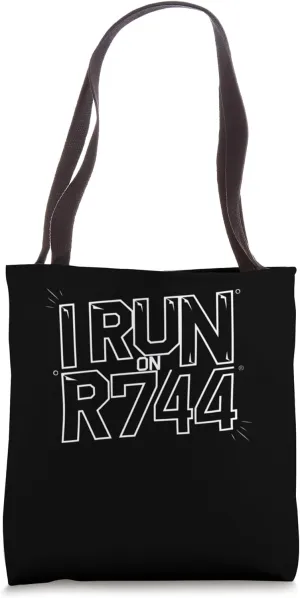 I Run on R744 CO2 Cooling Refrigeration Technician Tote Bag