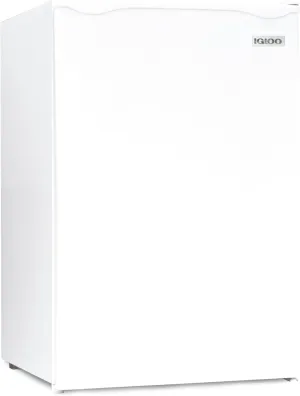 Igloo 2.6 Cu. Ft. Compact Refrigerator with Freezer - Mini Fridge for Dorm, Office, and Bedroom - Includes Adjustable Shelves and 8-Can Dispenser - 2-Liter Storage - White