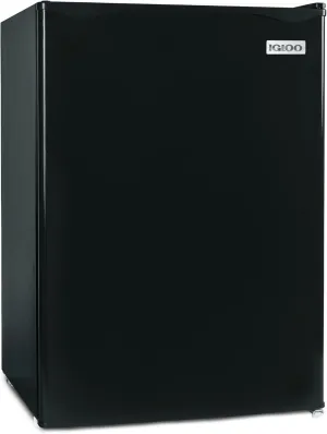 Igloo 2.6 Cu.Ft. Compact Refrigerator with Freezer, 2 Shelfs, Perfect for Homes, Offices, Dorms, Black
