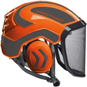 Integral Arborist Helmet (Orange & Grey)
