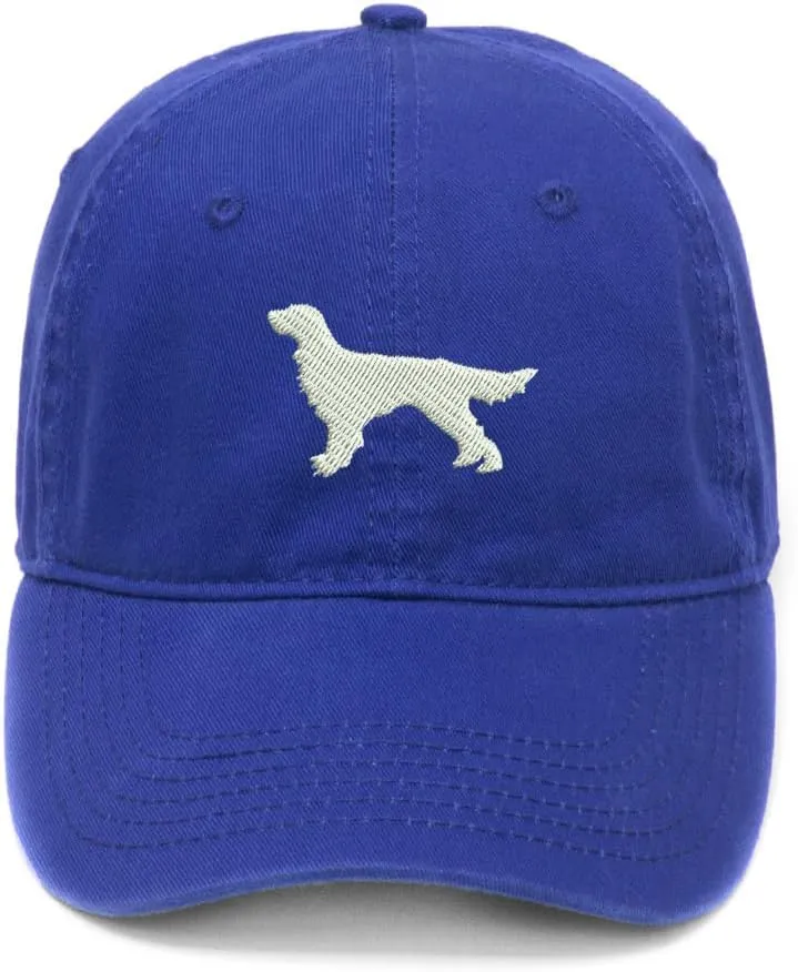 Irish Setter Embroidered Mens Baseball Cap Cotton Washed Baseball Hat