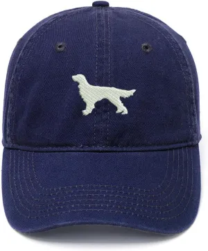 Irish Setter Embroidered Mens Baseball Cap Cotton Washed Baseball Hat