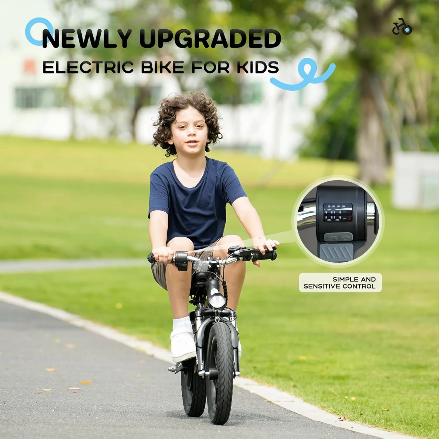 isinwheel 2-in-1 Electric Bike for Kids Ages 2-6, 250W/150W Electric Balance Bike with Swappable Battery, 14/12 inch Inflatable Tire and Adjustable Seat, Electric Motorcycle for Kids Boys & Girls