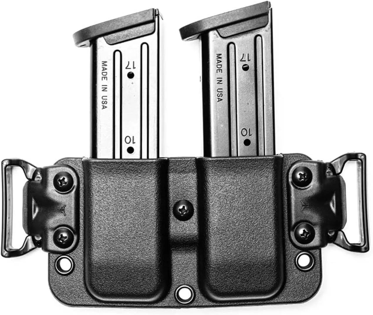 IWB & OWB Double Mag Pouch for S&W M&P in 9mm and .40, HK VP9, & More - USA Made - Total Eclipse 2.0 Double Mag Pouch by Blade-Tech Holsters