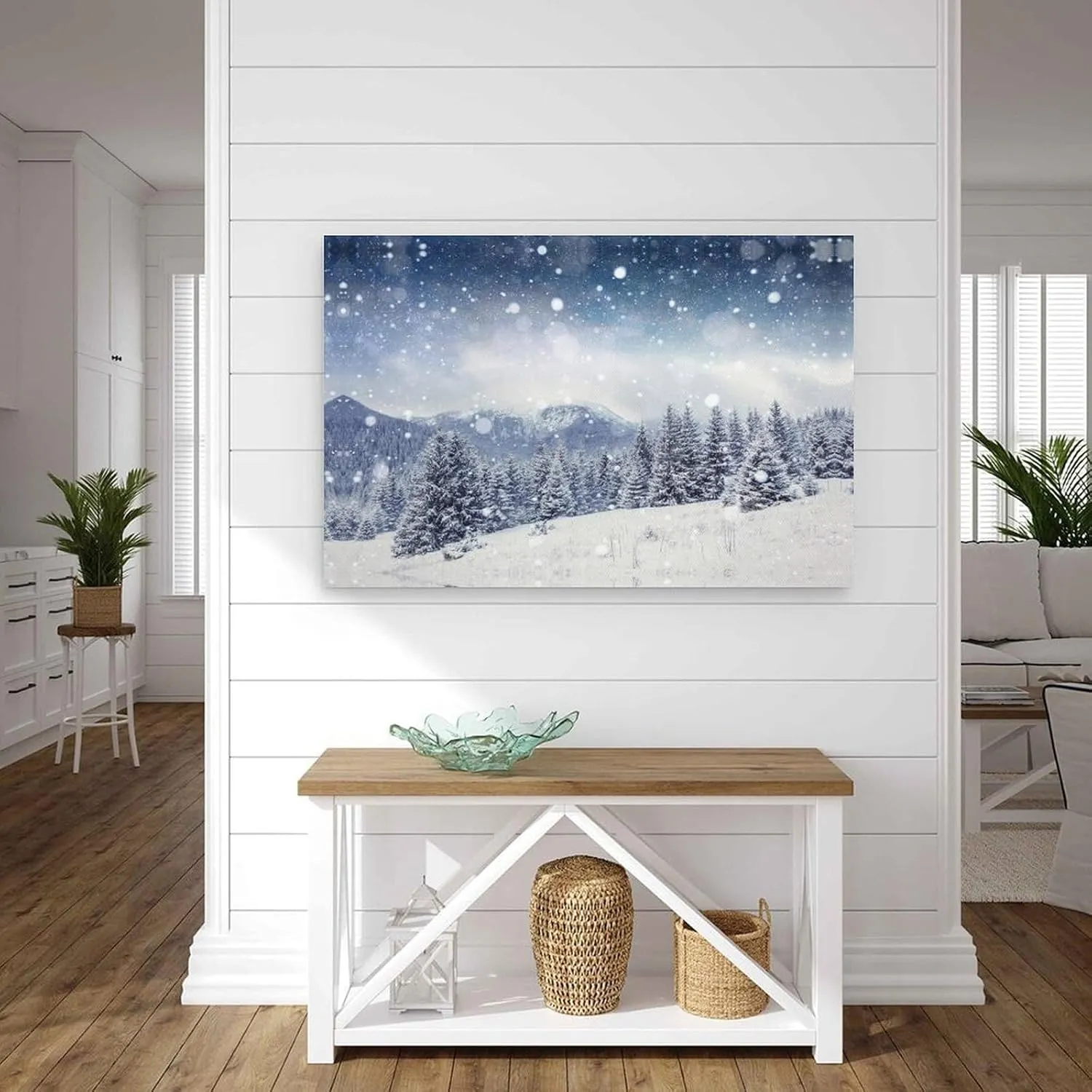JDOOLNXF Imagini Cu Iarna De Fundal Poster Canvas Print Wall Art HD Print on Canvas Painting Wall Art for Living Room Decor Boy Gift Frame-style-3 16x24inch(40x60cm)