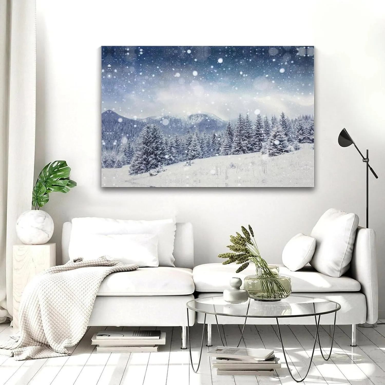 JDOOLNXF Imagini Cu Iarna De Fundal Poster Canvas Print Wall Art HD Print on Canvas Painting Wall Art for Living Room Decor Boy Gift Frame-style-3 16x24inch(40x60cm)