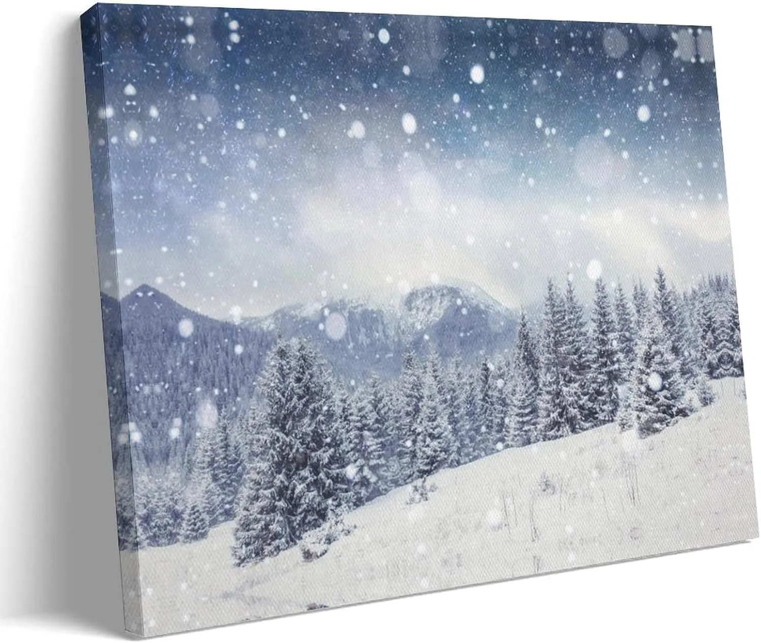 JDOOLNXF Imagini Cu Iarna De Fundal Poster Canvas Print Wall Art HD Print on Canvas Painting Wall Art for Living Room Decor Boy Gift Frame-style-3 16x24inch(40x60cm)