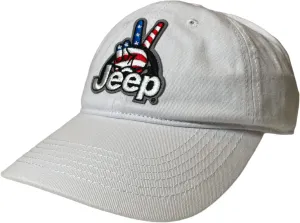 Jeep Wave USA Chino Twill Patch Garment Washed Hat