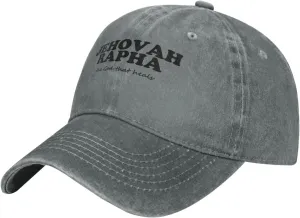 Jehovah Rapha The God Who Heals Baseball Hat Adjustable Classic Dad Hat for Men Women,Black