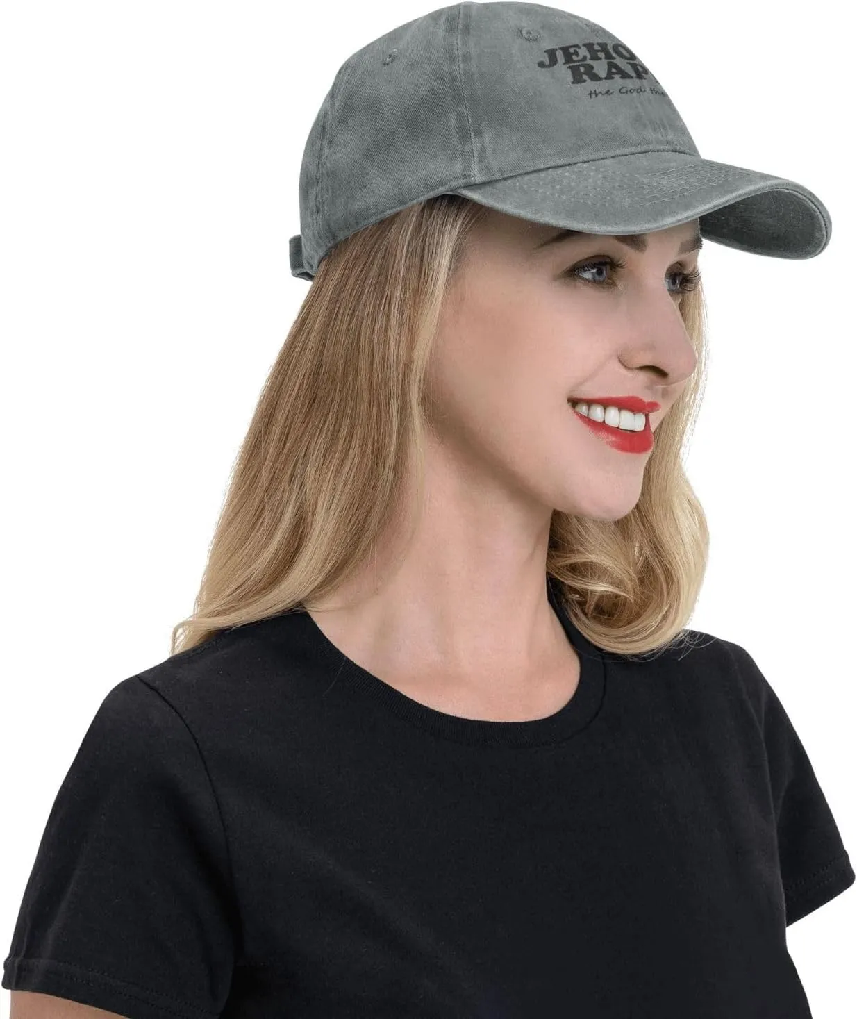 Jehovah Rapha The God Who Heals Baseball Hat Adjustable Classic Dad Hat for Men Women,Black