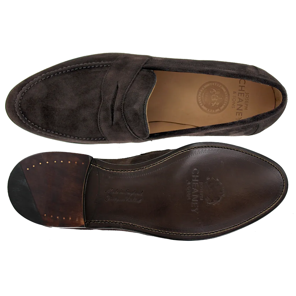 Joseph Cheaney & Sons Brown Hadley Penny Loafer