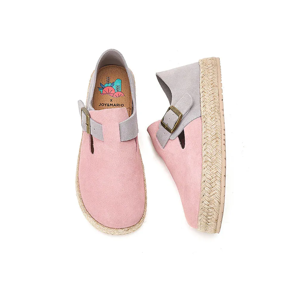 Joy & Mario Slip-On Espadrille Leather Couple Loafers