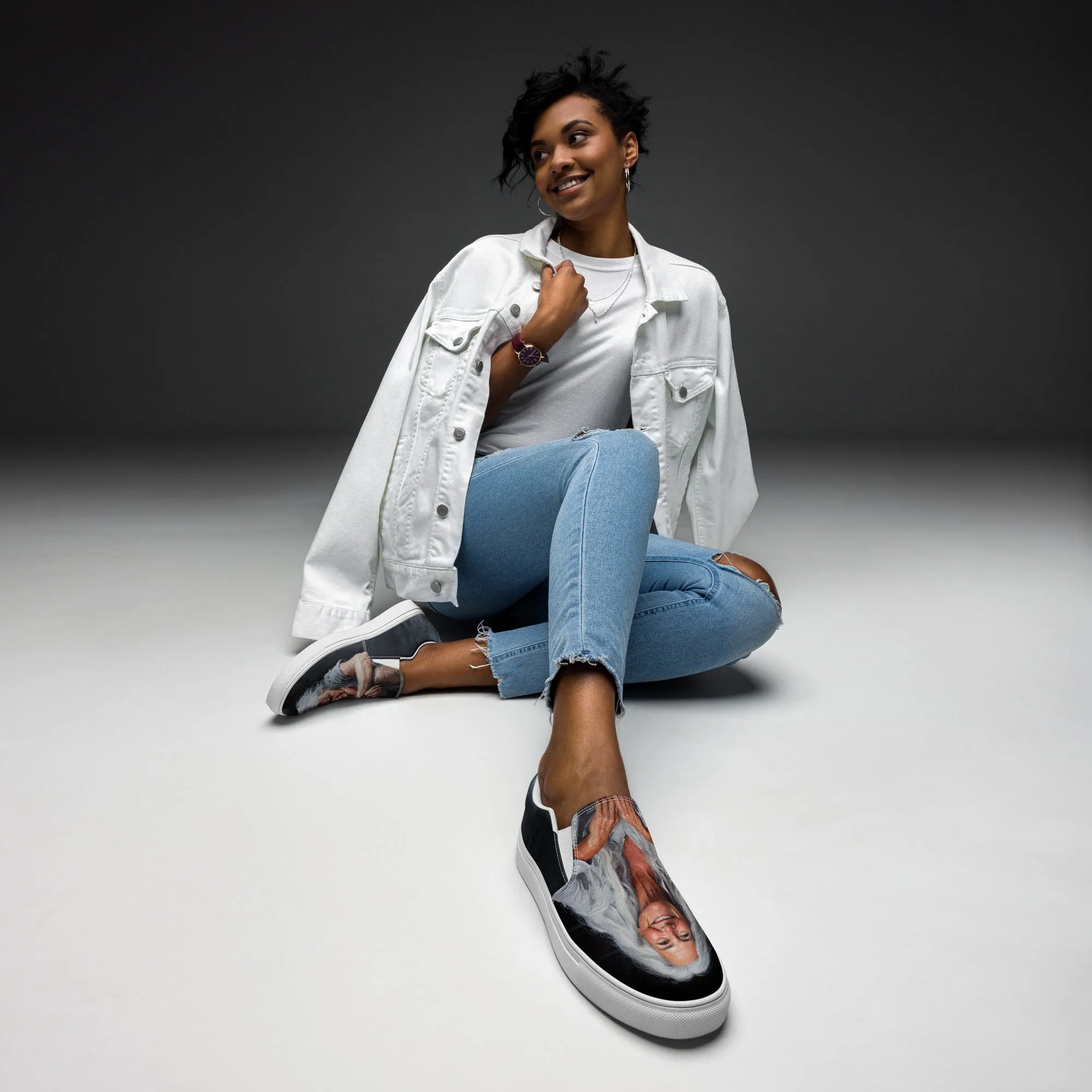 Joyful Sorrow Women’s slip-on canvas shoes