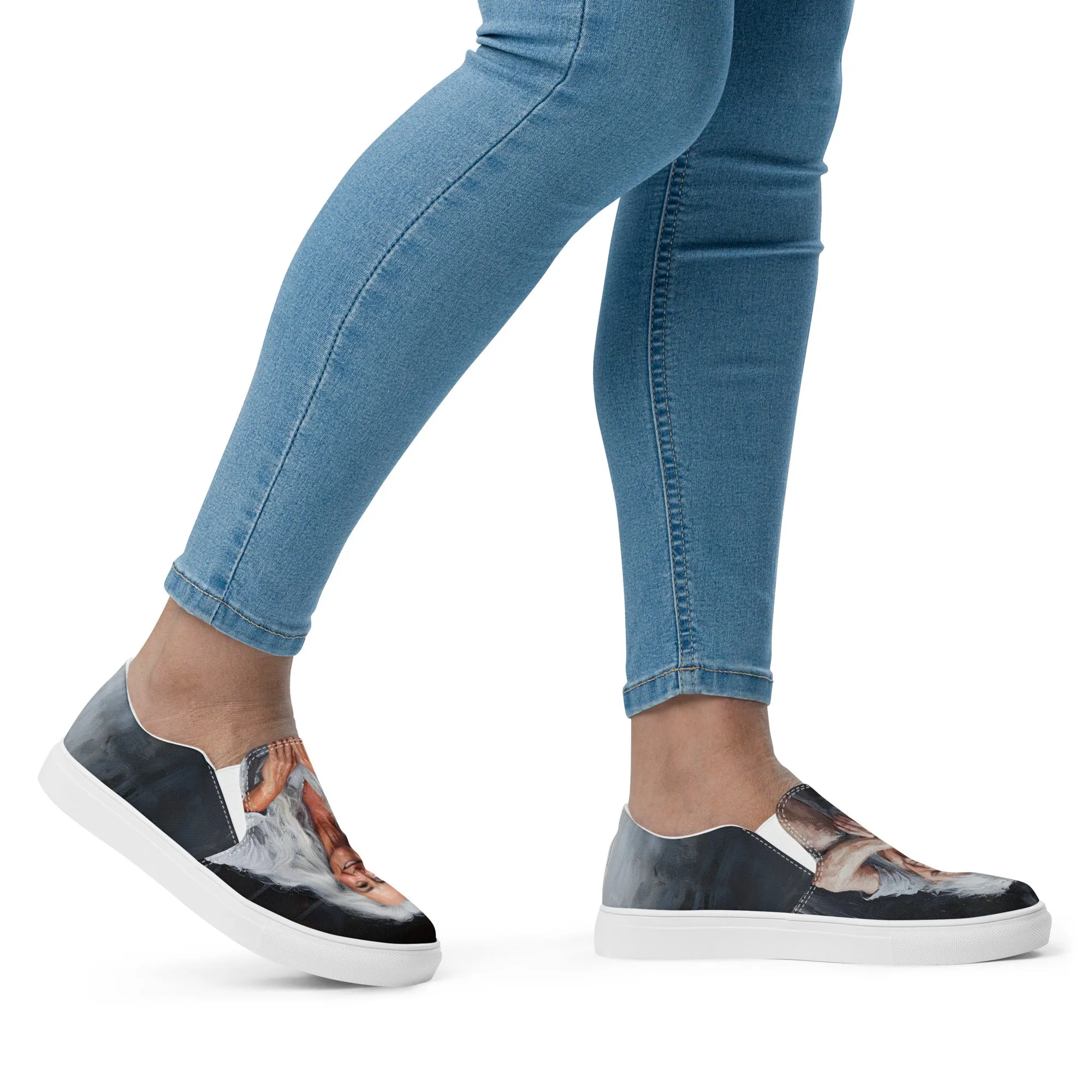 Joyful Sorrow Women’s slip-on canvas shoes