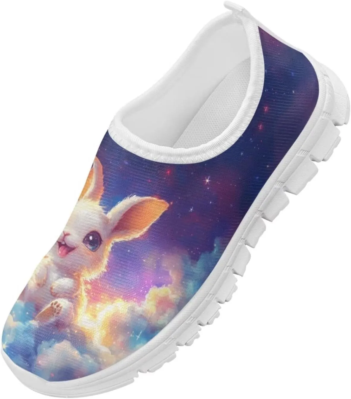 Kids Athletic Shoes Cute Girls Slip On Tennis Shoes Comfy Boys Casual Shoes