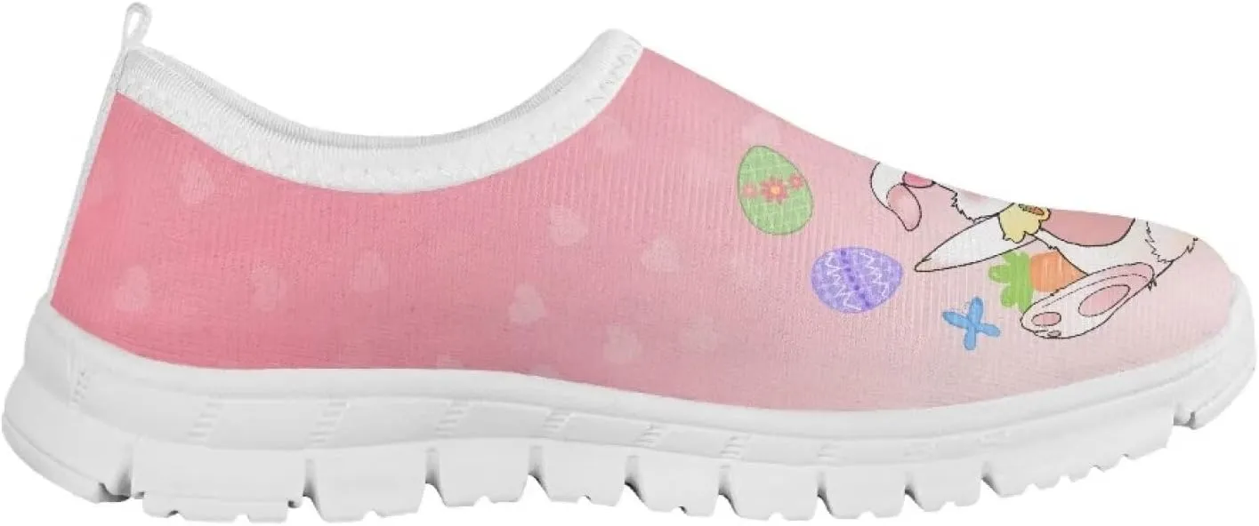 Kids Fashion Athletic Girls Tennis Shoes Lightweight Novelty Slip On Sneakers Holiday Themed Shoes
