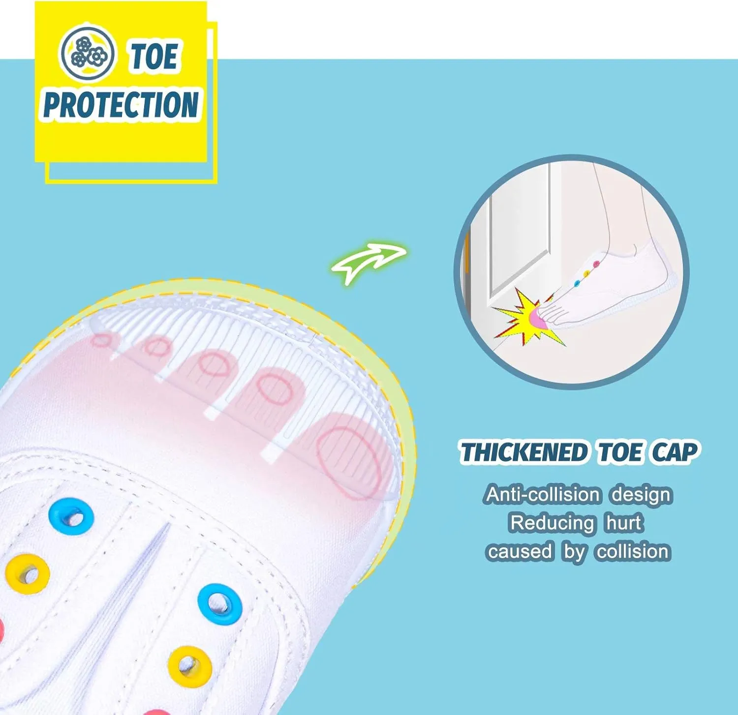 Kids Shoes Toddlers Canvas Sneakers Slip-on Comfortable Light Weight Skin-Friendly Causal Running Tennis Shoes for Boys Girls(Toddle/Little Kids/Big Kids)