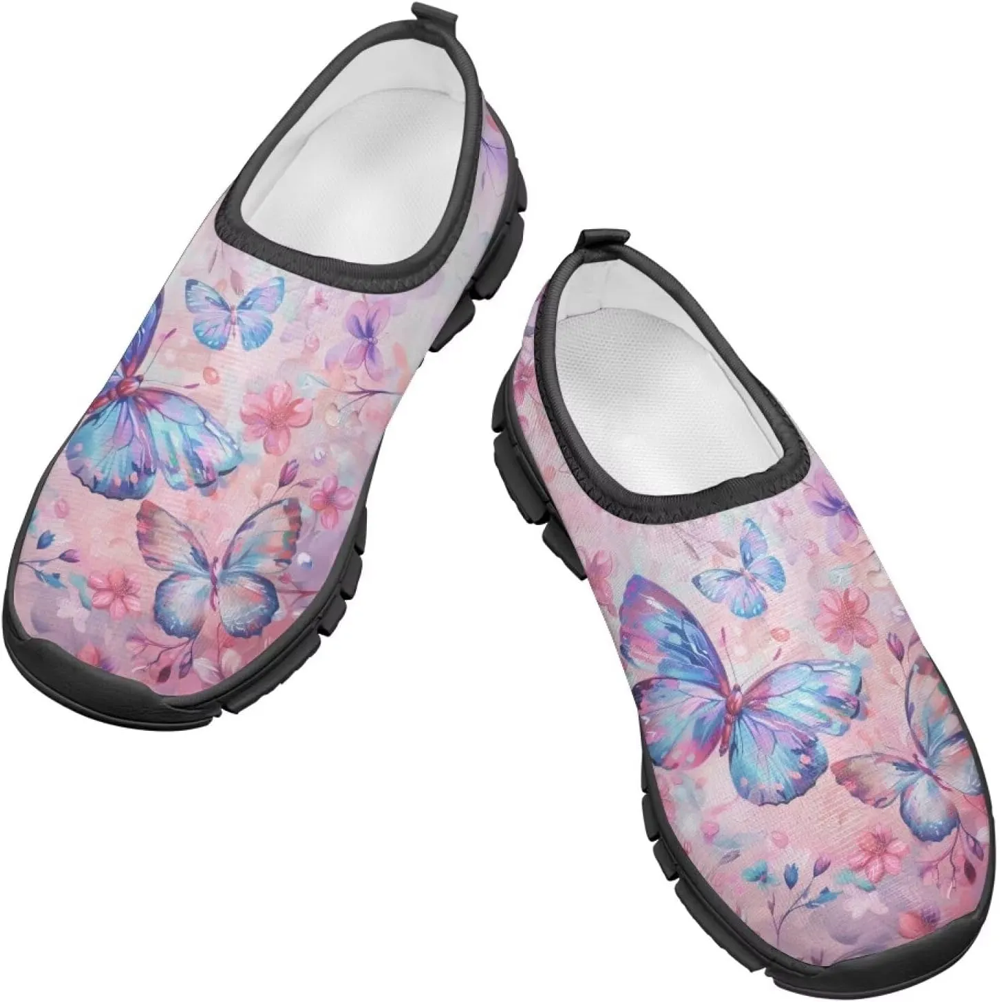 Kids Slip On Shoes Cute Tennis Shoes for Girls Athletic Casual Shoes Fashion US Size 11-2.5