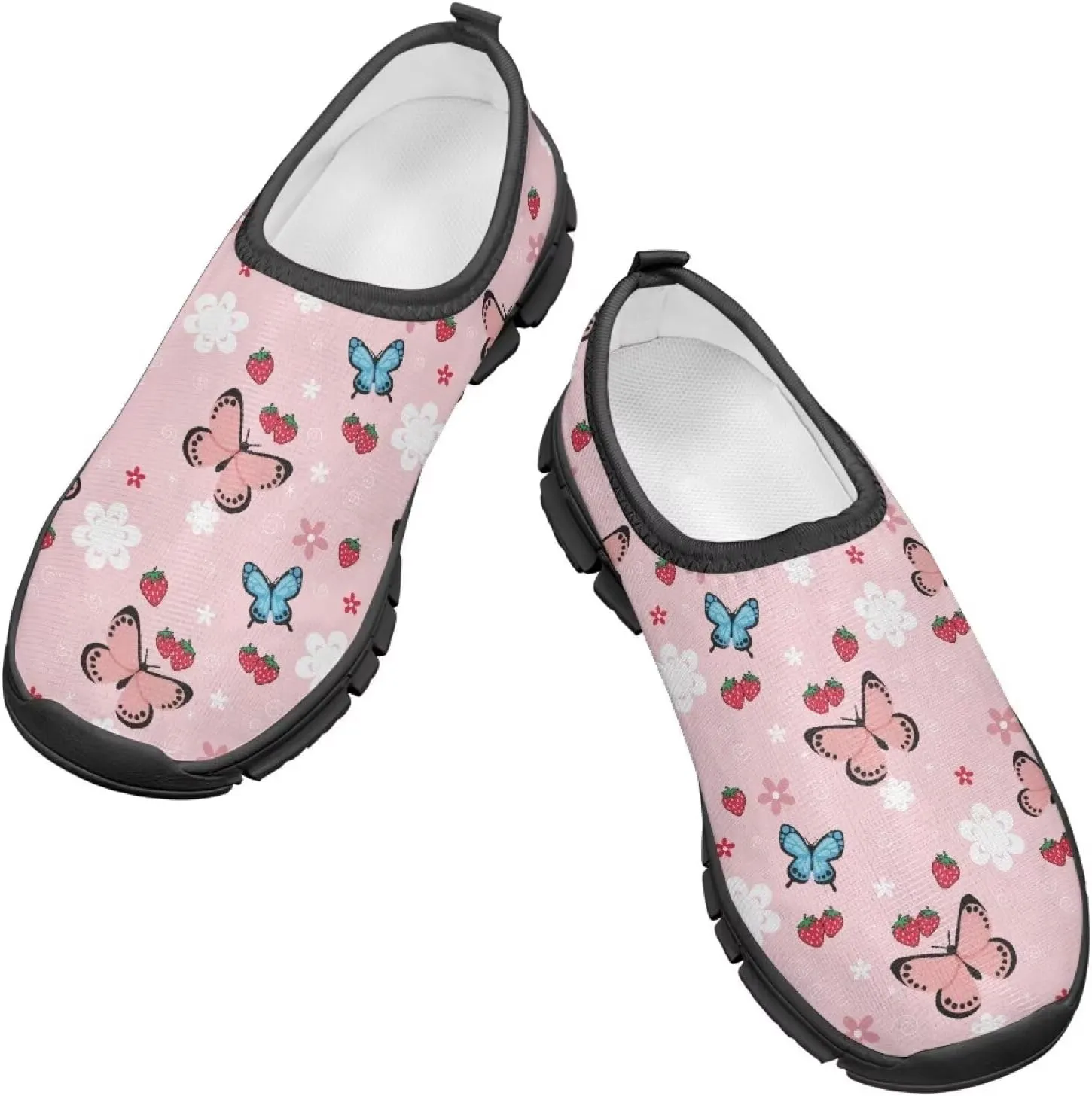 Kids Slip On Shoes Cute Tennis Shoes for Girls Athletic Casual Shoes Fashion US Size 11-2.5