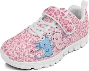 Kids Tennis Gym Shoes Slip On Sneakers Comfy Running Athletic Shoes