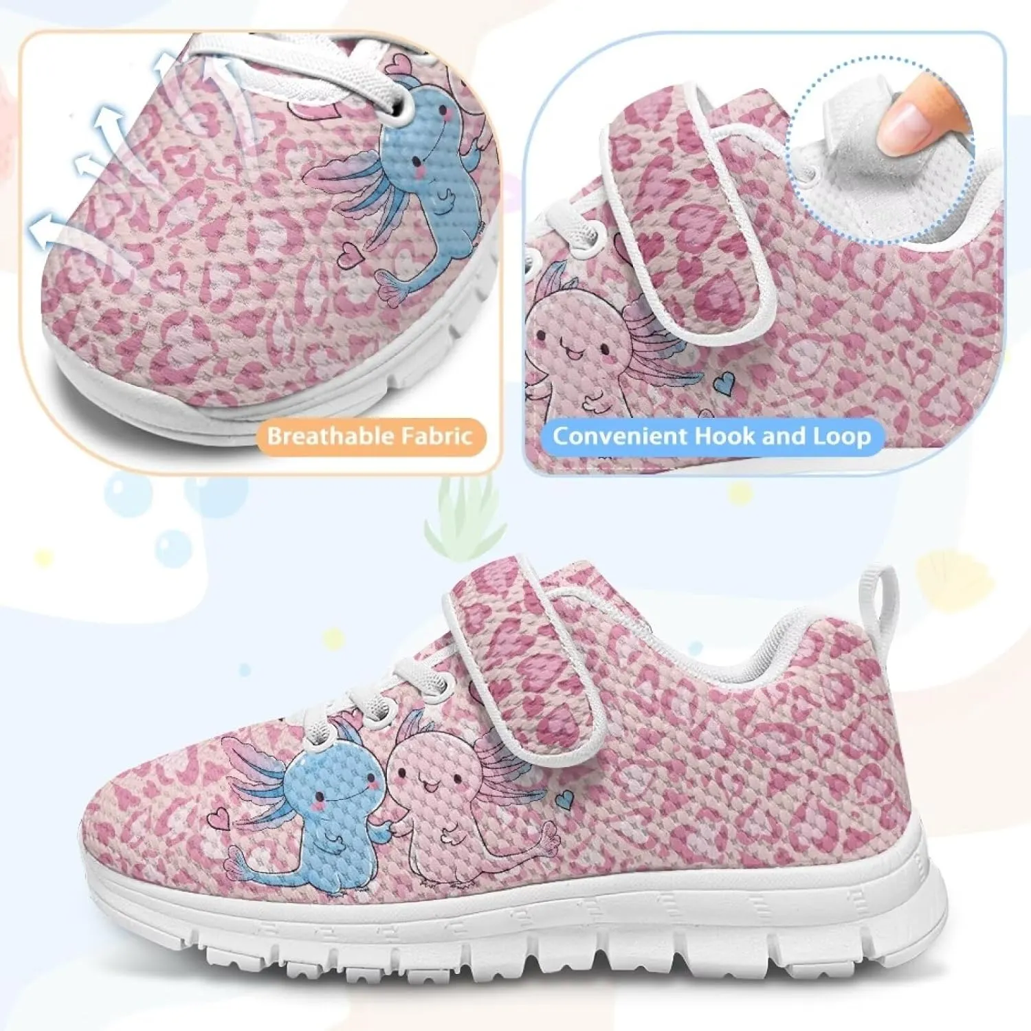 Kids Tennis Gym Shoes Slip On Sneakers Comfy Running Athletic Shoes
