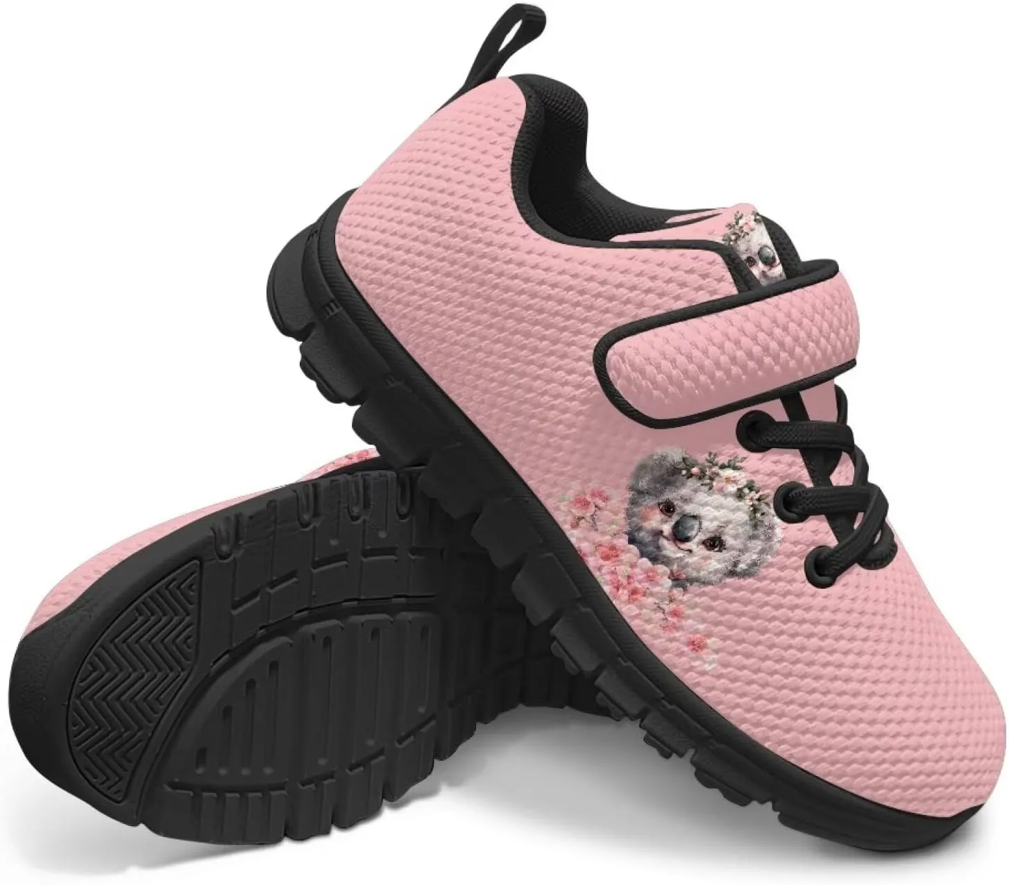 Kids Tennis Shoes Non-Slip Sneakers for Girls Slip On Running Shoes