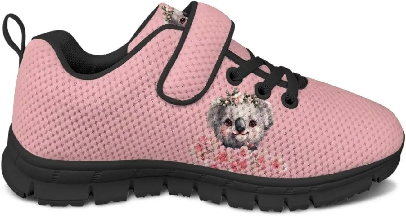 Kids Tennis Shoes Non-Slip Sneakers for Girls Slip On Running Shoes