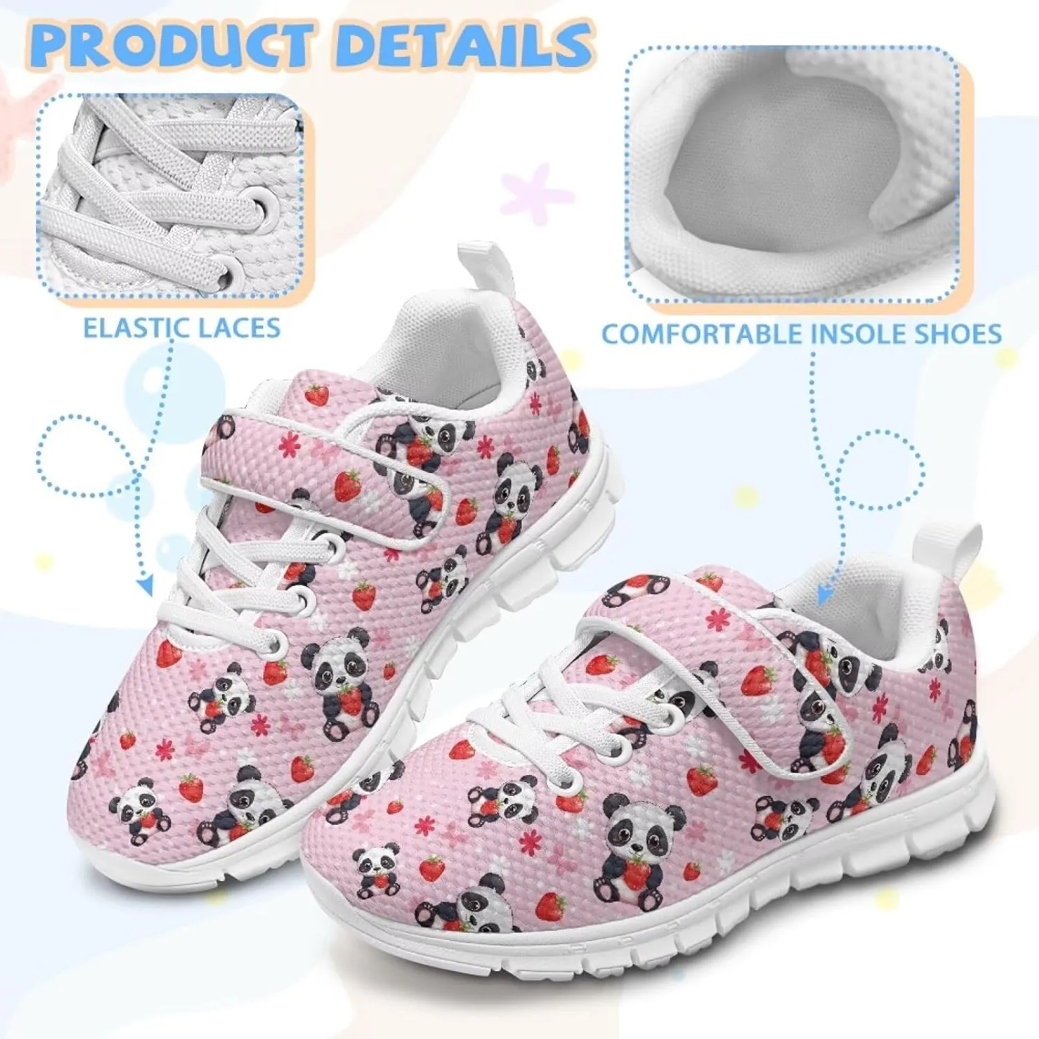 Kids Tennis Shoes School Running Shoes Slip On Sneakers for Boys Girls