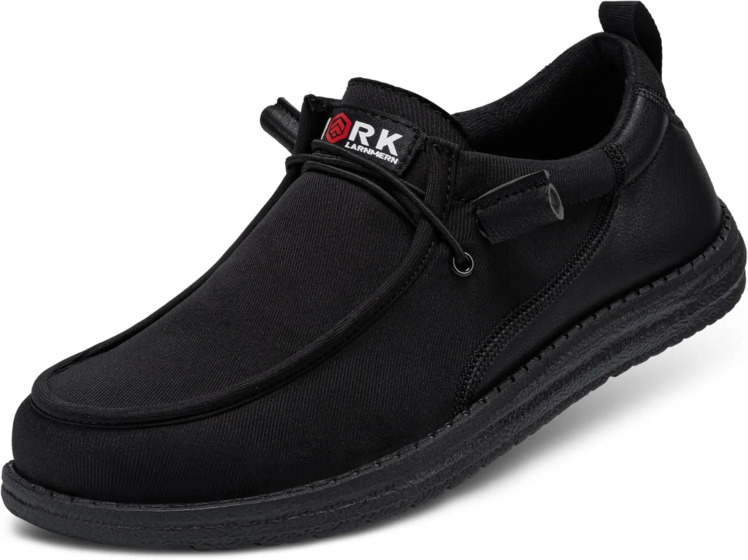 LARNMERN Steel Toe Loafers Women Lightweight Comfortable Slip On Walking Casual Flats Sneakers Work Safety Shoes