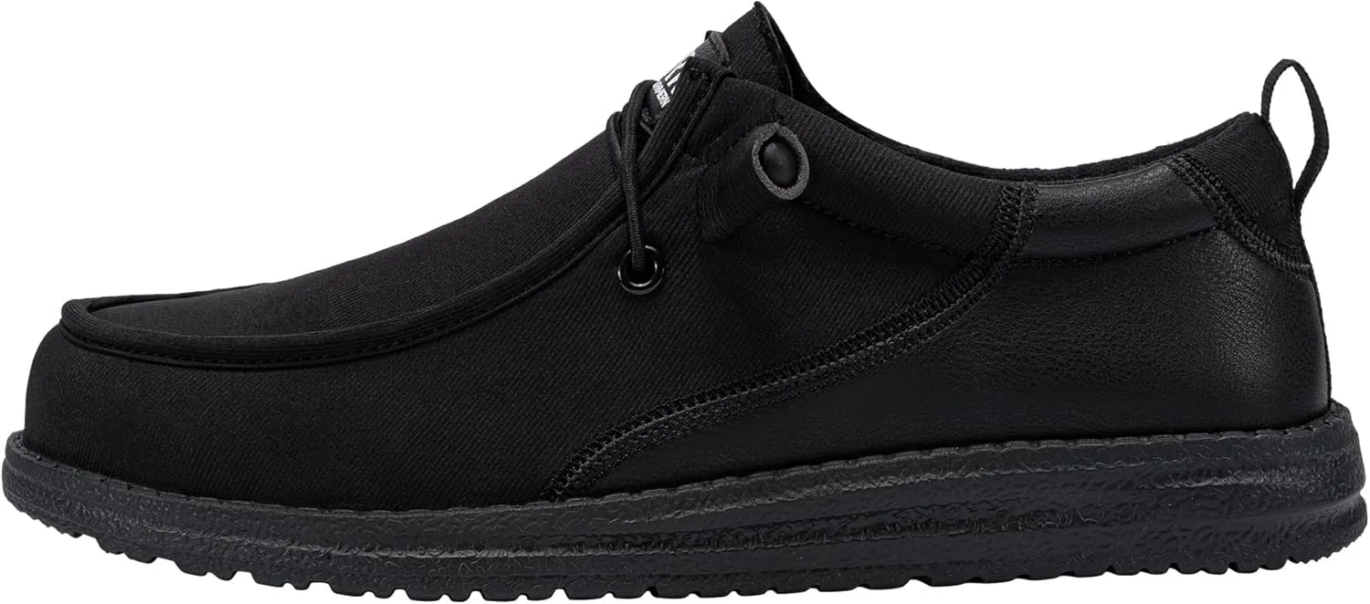 LARNMERN Steel Toe Loafers Women Lightweight Comfortable Slip On Walking Casual Flats Sneakers Work Safety Shoes