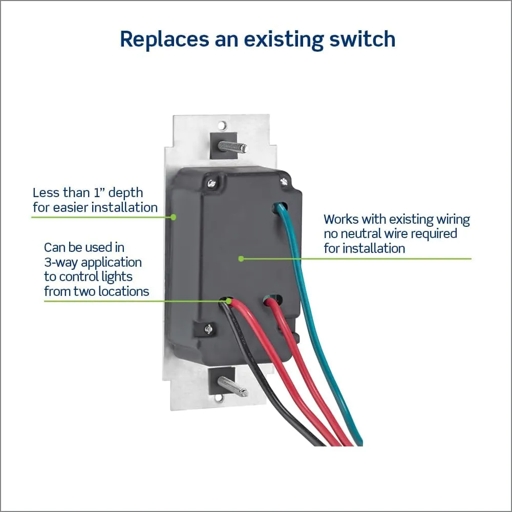 Leviton SureSlide Dimmer Switch for Dimmable LED, Halogen and Incandescent Bulbs, 6674-P0B, Brown