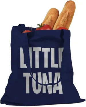 Little Tuna Cotton Canvas Tote Bag