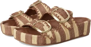 Loeffler Randall Women's Theo Two Band Sandals Slide
