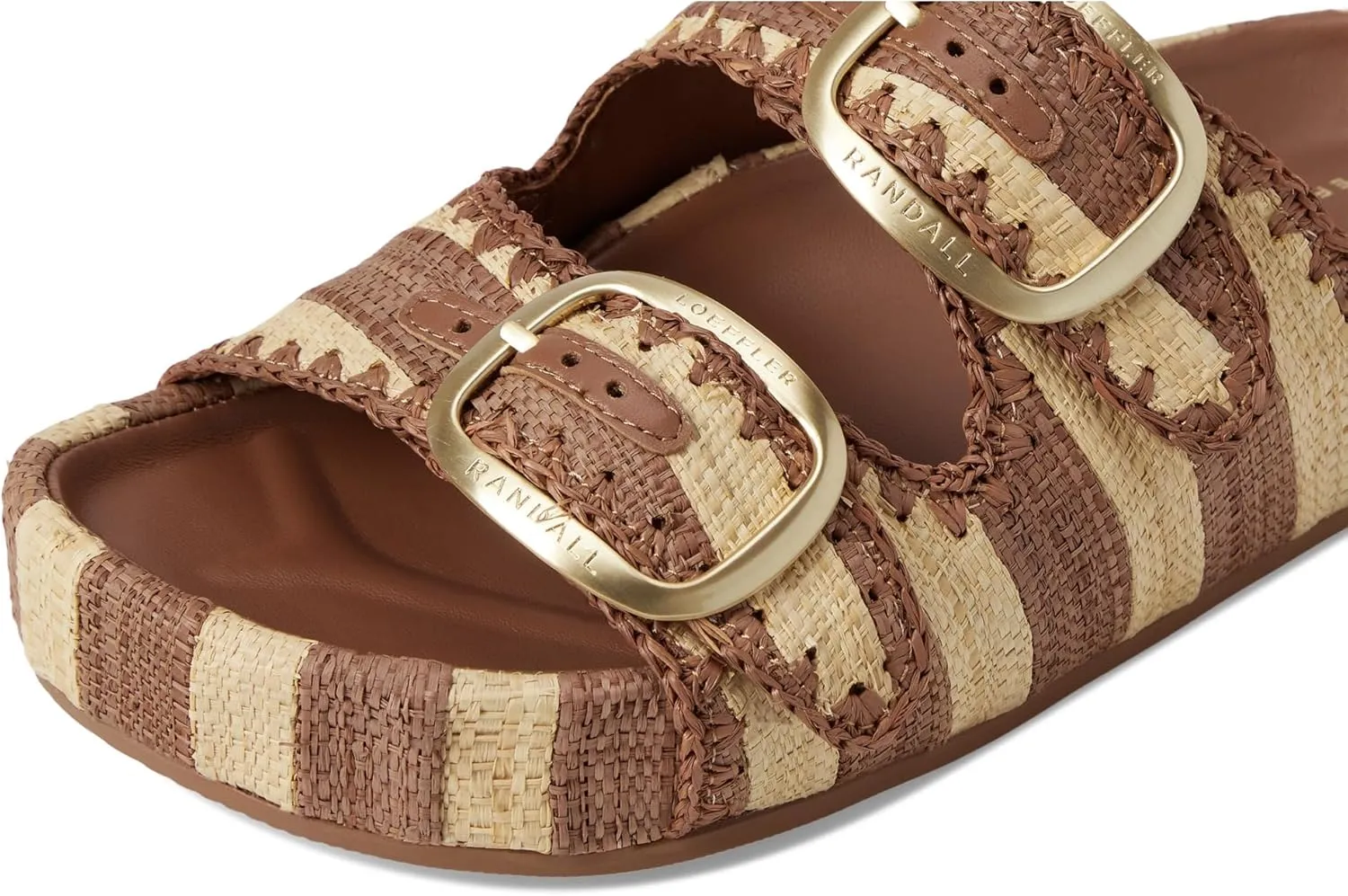 Loeffler Randall Women's Theo Two Band Sandals Slide