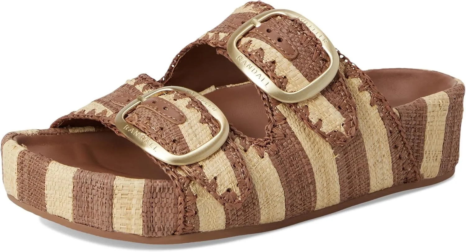 Loeffler Randall Women's Theo Two Band Sandals Slide
