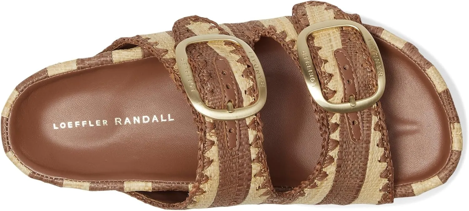 Loeffler Randall Women's Theo Two Band Sandals Slide