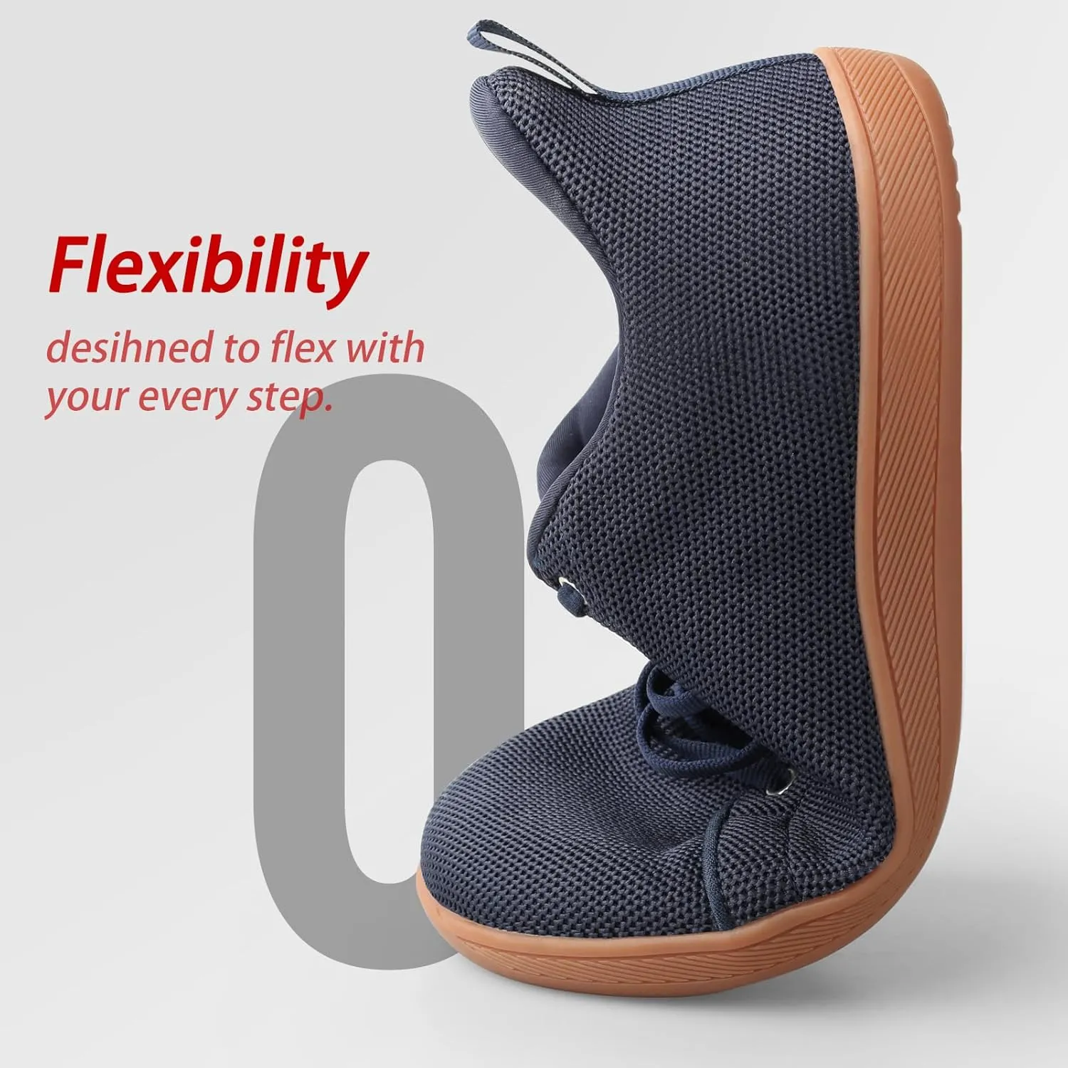 Men's Barefoot Shoes Minimalist Slip on Cross-Trainer Shoes Wide Toe Walking Shoes Zero Drop Sole Trail Running Sneakers Gym Workout Casual