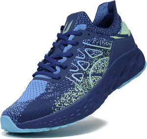 Men's Lightweight Walking Shoes - Slip on Cushioned Sneakers for Tennis, Fitness and Everyday wear