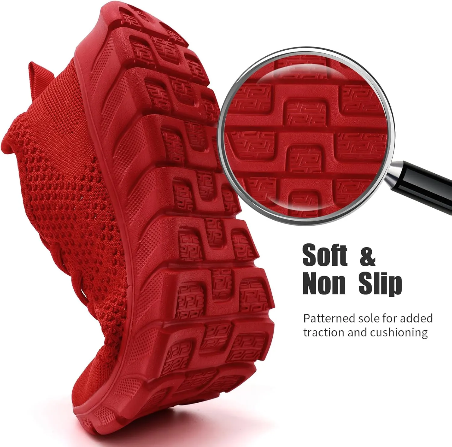 Mens Running Shoes Slip On Tennis Walking Sneakers Workout Athletic Lightweight Casual Sport Shoes