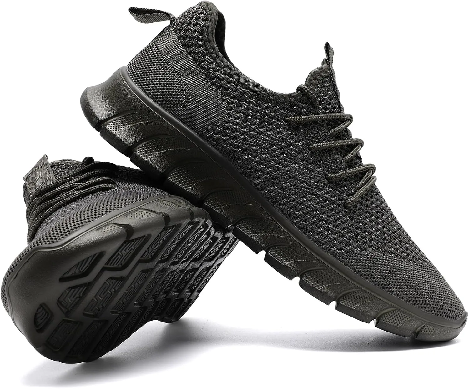 Mens Running Shoes Slip On Tennis Walking Sneakers Workout Athletic Lightweight Casual Sport Shoes