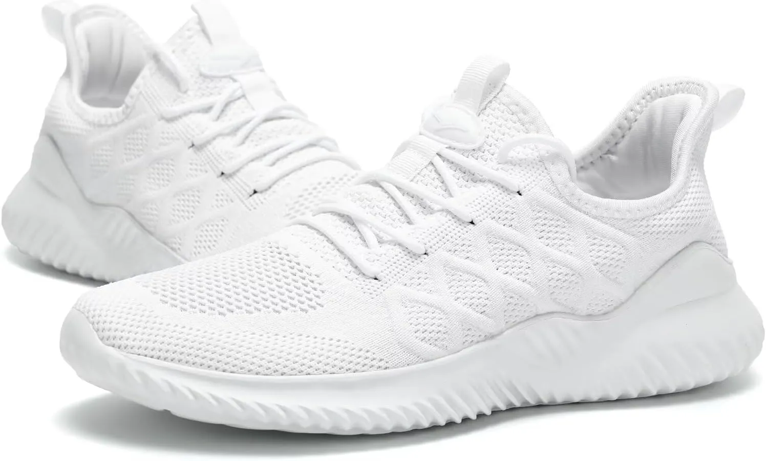 Mens Running Shoes Slip-on Walking Tennis Sneakers Mesh Lightweight Breathable Casual Soft Sole Work Shoes