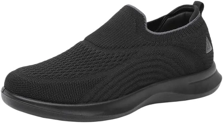 Men's Slip-On Linen-Blend Loafers Lightweight Design with Contrast Topstitching for Spring Garden Parties