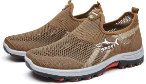 Men's Spring and Summer Sports Shoes are Breathable and Lightweight, with a Soft Rubber Base, Suitable for Daily use