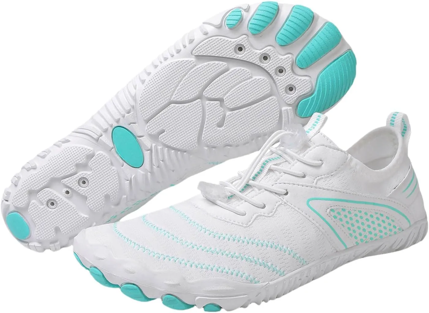 Mens Trail Running Barefoot Shoes, Wide Toe Box Minimalist Sneakers, Zero Drop Grounding Shoes with Copper, Soft Comfortable Grounded Footwear, Pro Water Travel, Non Slip Breathable Hike Men