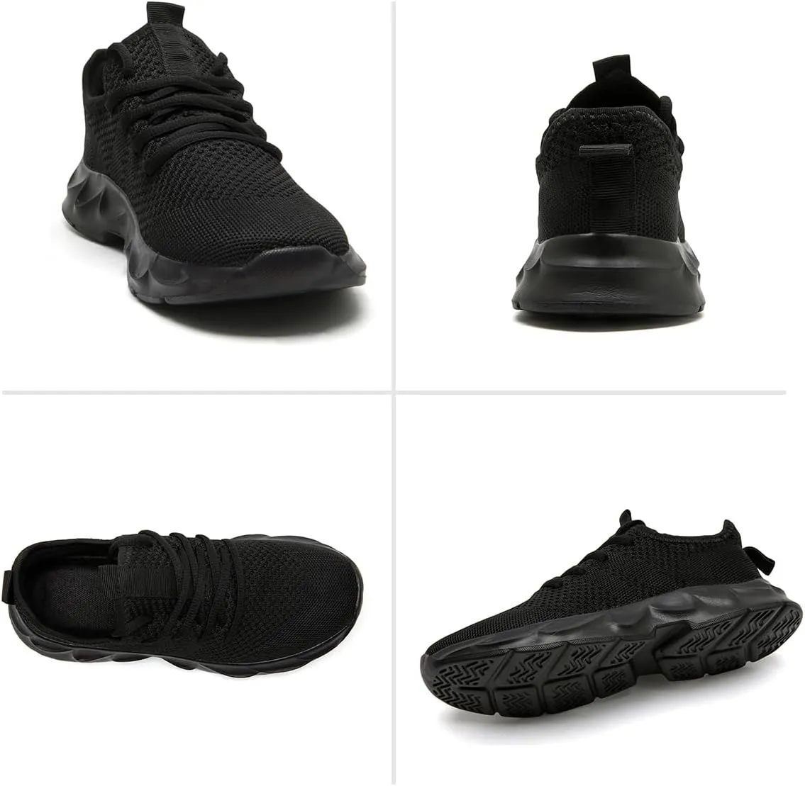 Mens Walking Shoes Running Trainers Sneakes Athletic Gym Fitness Sport Shoes Non Slip Breathable Mesh Comfortable Workout Fashion Slip On